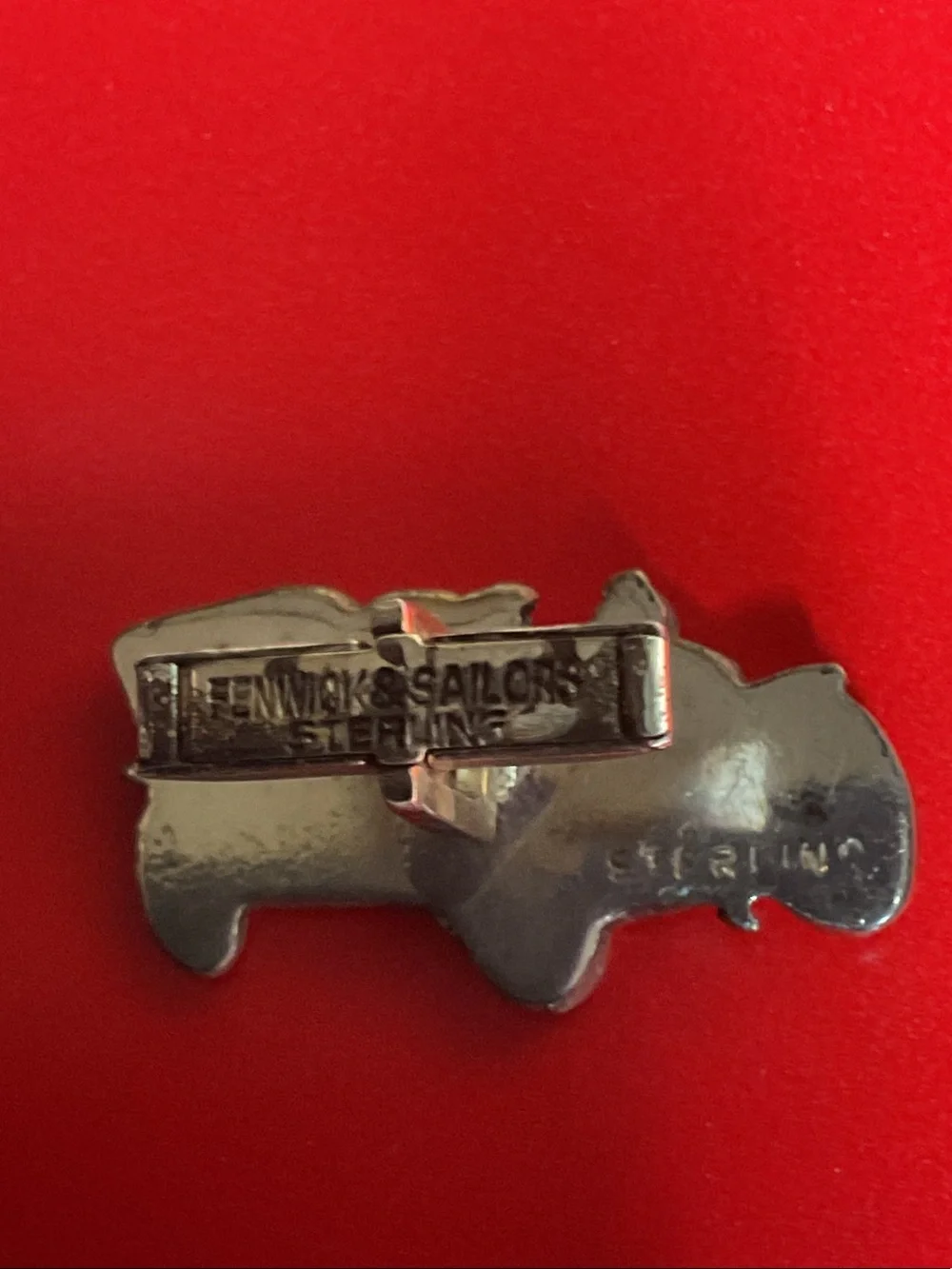 VINTAGE FENWICK & SAILORS MENS STERLING MARKED FORD MODEL T CAR CUFFLINKS
